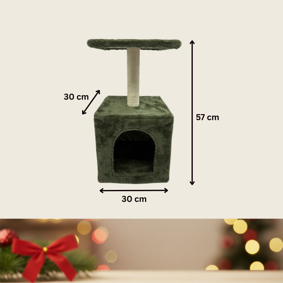 Wonder Christmas Rascador con Poste de Sisal Navide&ntilde;o para gatos, , large Imagen numero 4