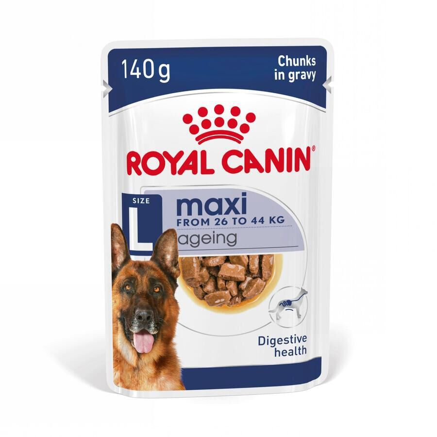 140 g Royal Canin Maxi Ageing sobre en salsa para perros&nbsp;senior, , large indicador imagen numero 1