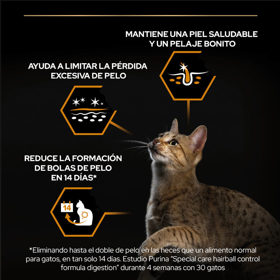 3 kg Pro Plan Adult OptiDerma Salm&oacute;n pienso para gatos, , large indicador imagen numero 3