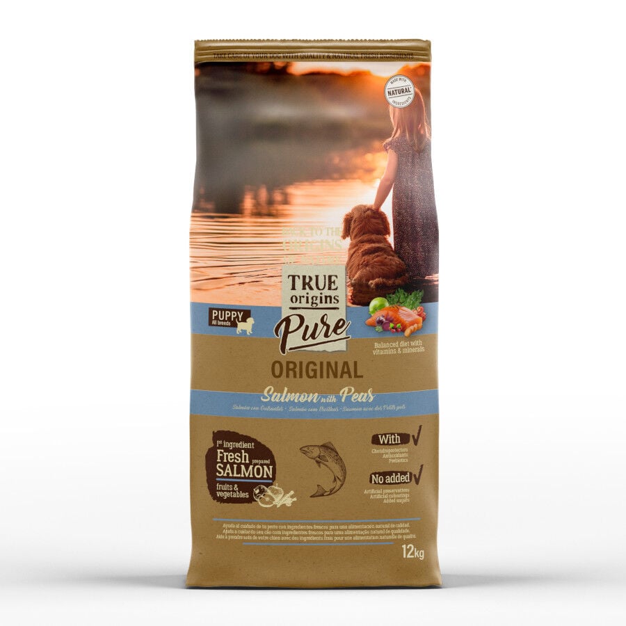 True Origins Pure Puppy Salm&oacute;n con Guisantes pienso para perros