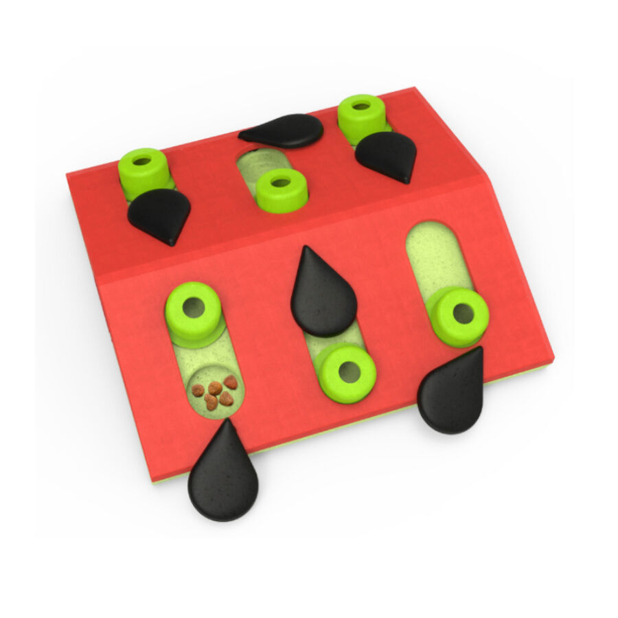 Catstages Nina Ottosson Puzzle & Play Melon Madness Juguete de Inteligencia para gatos