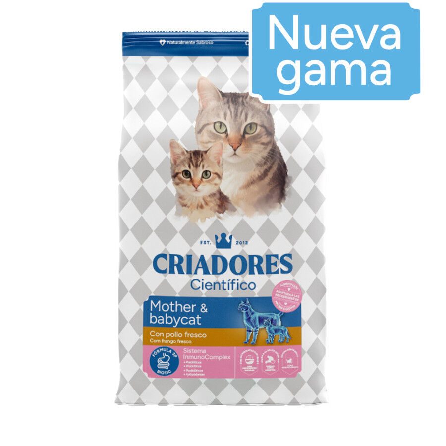 2 kg Criadores Cient&iacute;fico Mother & Baby Cat pollo pienso para gatos, , large Imagen numero 2