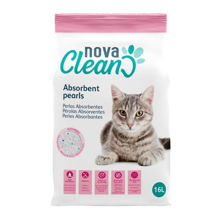 Nova Clean Perlas Absorbentes de S&iacute;lice para Gatos