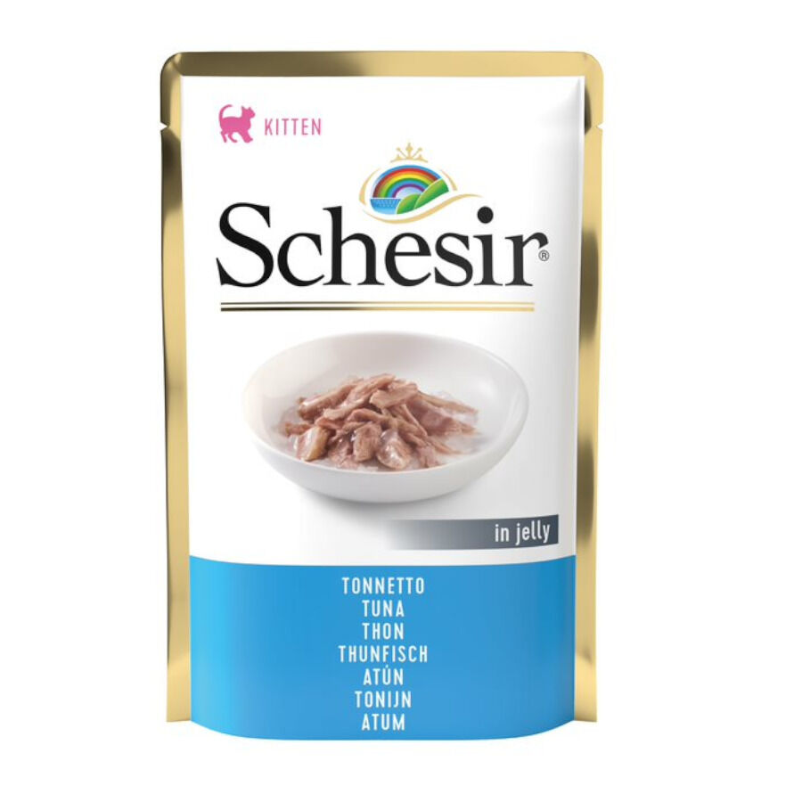 85 g Schesir Kitten At&uacute;n sobre para gatos, , large indicador imagen numero 1
