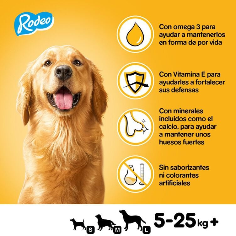 7 barritas Pedigree Rodeo Snack Buey para Perros, , large indicador imagen numero 5