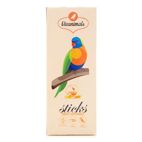 Vivanimals barritas para cotorras Sticks Miel Imagen numero 1
