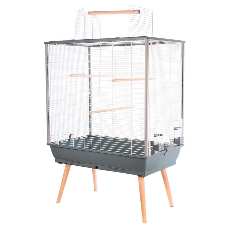 Zolux Neo Jili XL Jaula con percha exterior para p&aacute;jaros