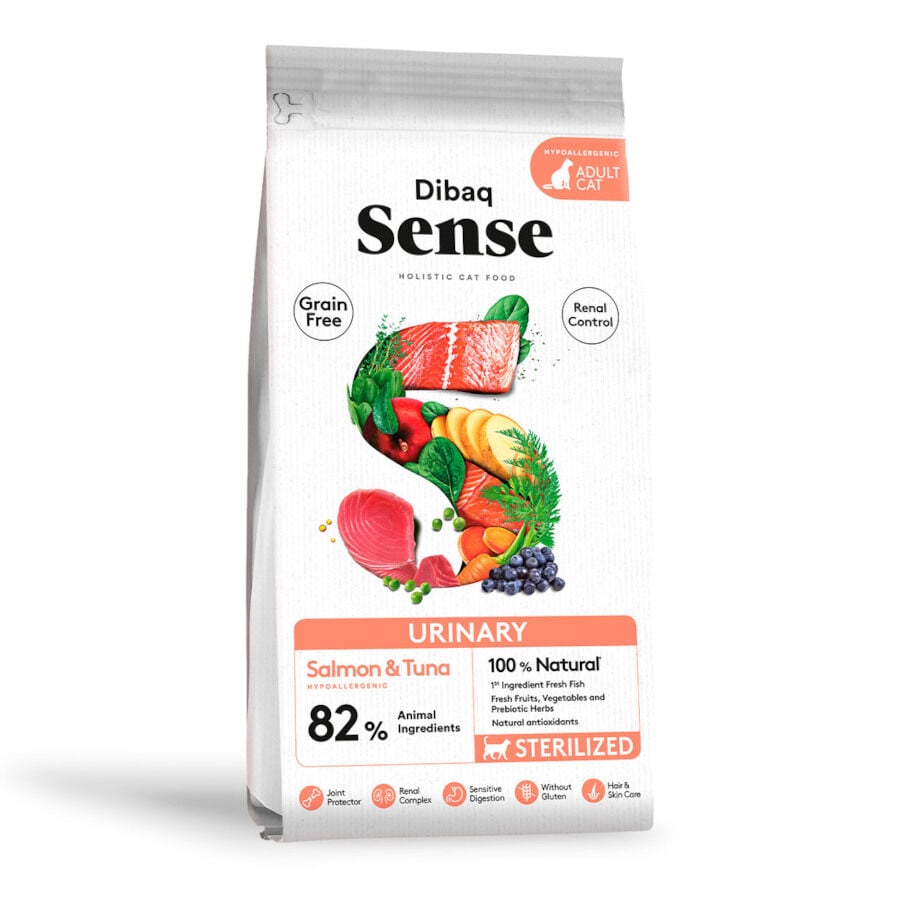 Dibaq Sense Urinary Grain Free Adult Salm&oacute;n y At&uacute;n pienso para gatos