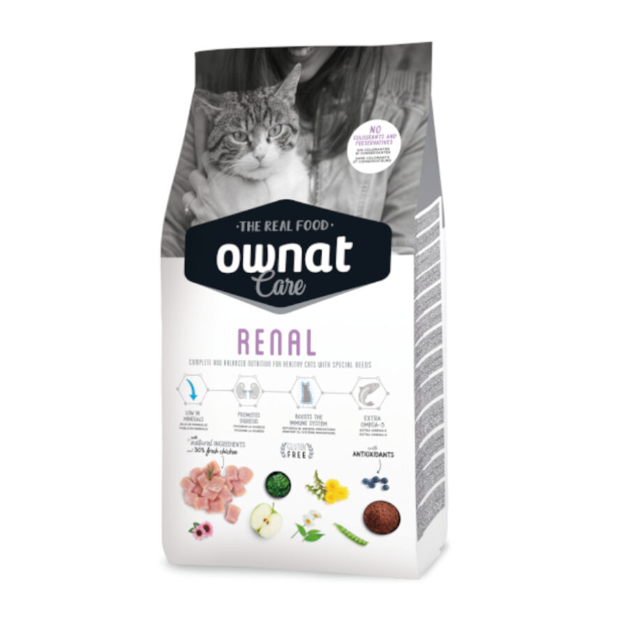 3 kg Ownat Care Renal pienso para gatos, , large Imagen numero 1