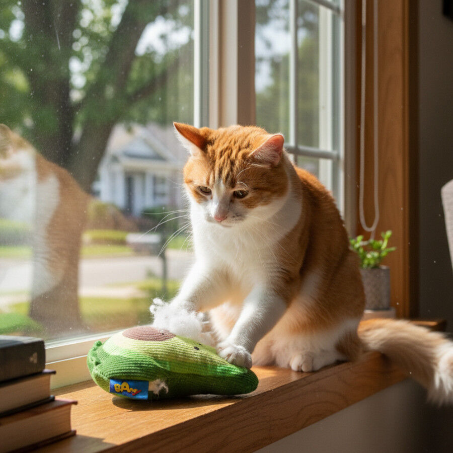 BAM! Peluche Aguacate con Catnip para gatos, , large indicador imagen numero 1