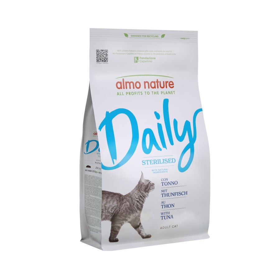 1.2 kg Almo Nature Daily Sterilised At&uacute;n pienso para gatos , , large Imagen numero 1