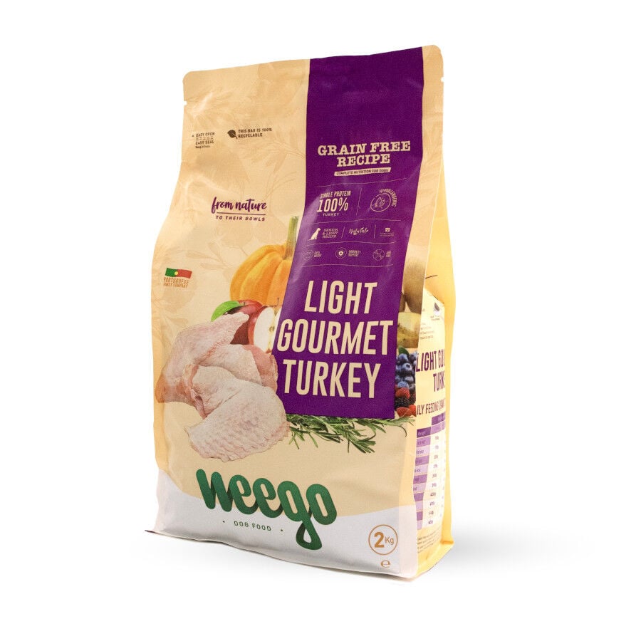 2 kg Weego Grain Free Light Gourmet Pavo pienso para perros&nbsp;, , large indicador imagen numero 1