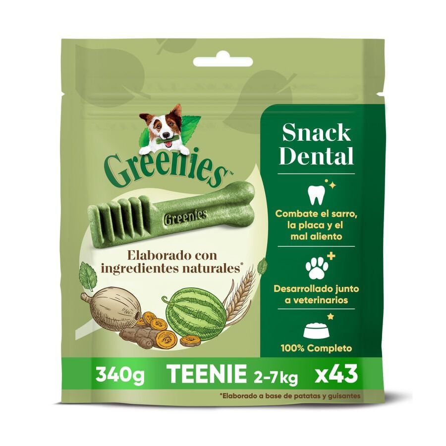 43 barritas Greenies Teenie Snacks Dentales Naturales para perros toy, , large indicador imagen numero 1