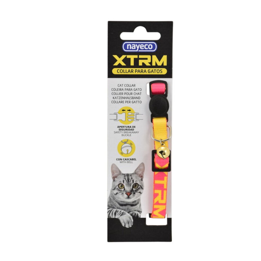 Nayeco X-Trm Neon Flash Fucsia collar para gatos, , large Imagen numero 2