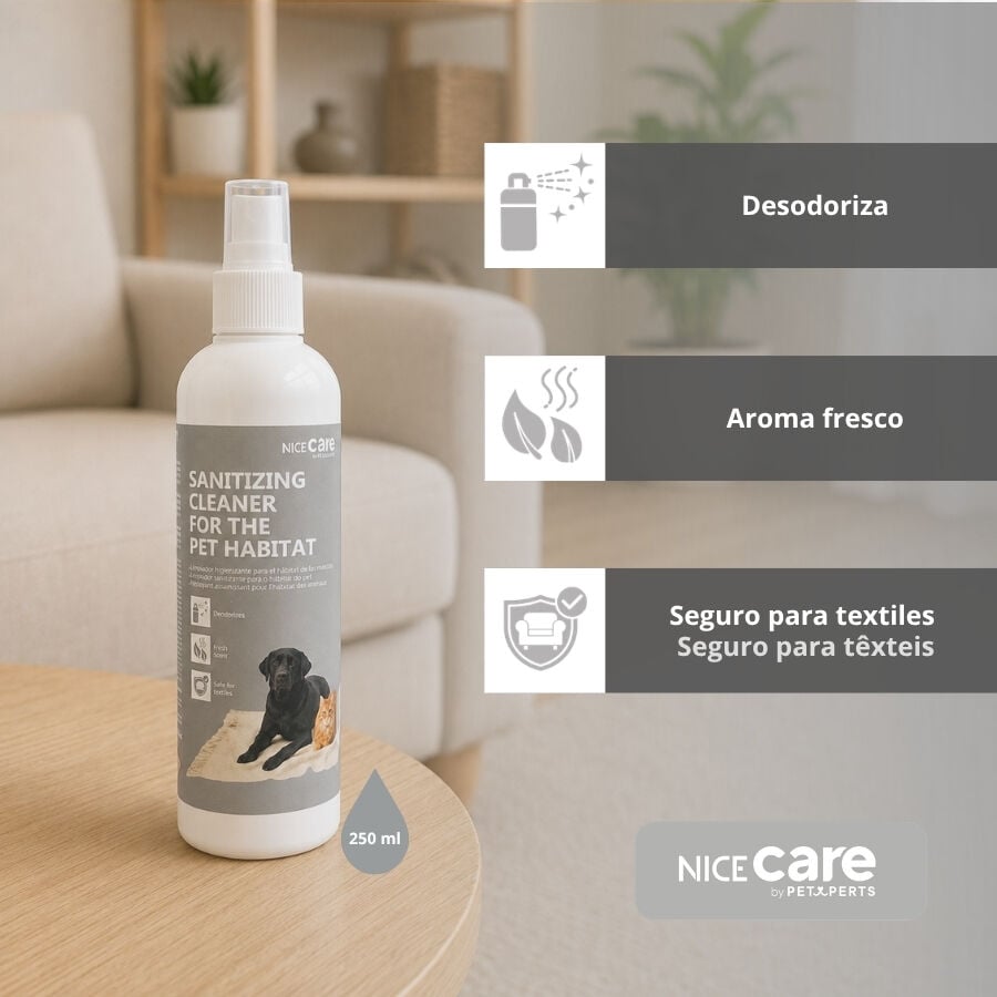 Nice Care Detergente Limpiador Higienizante Habitat para perros y gatos, , large indicador imagen numero 3