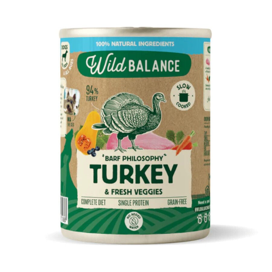 Wild Balance Pavo lata para perros