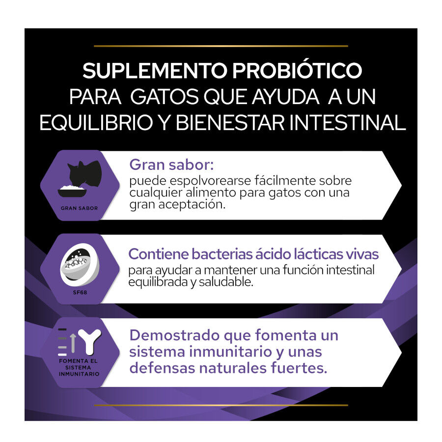30 sobres x 1 g Pro Plan Veterinary Diets FortiFlora Probi&oacute;tico para gatos, , large indicador imagen numero 2