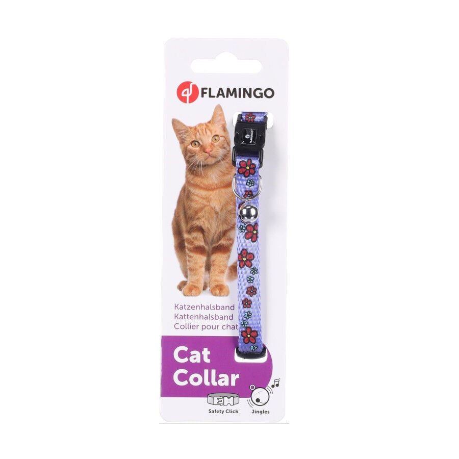 Flamingo Collar Ziggi Lila para gatos, , large Imagen numero 3