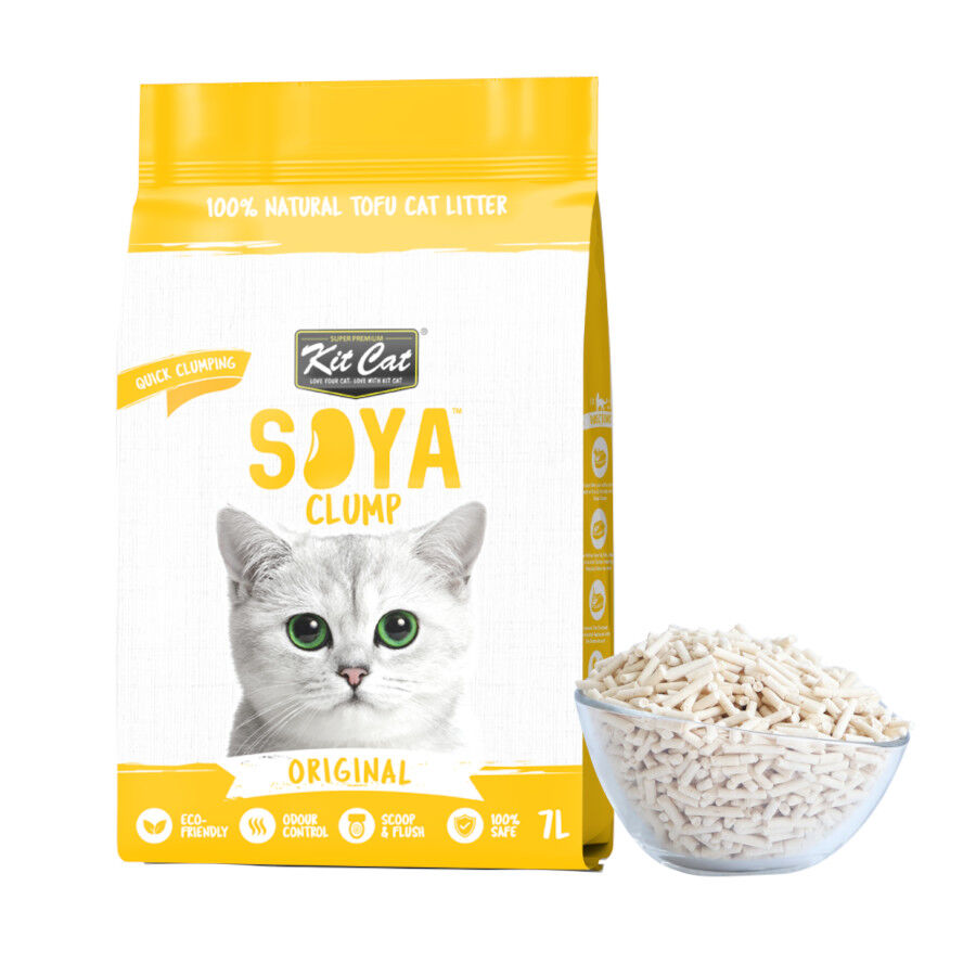 Kit Cat Soyaclump Original Arena de Soja para gatos, , large indicador imagen numero 1