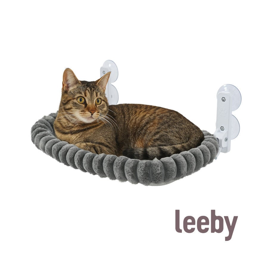 Leeby Hamaca Ventana Gris para gatos, , large indicador imagen numero 2