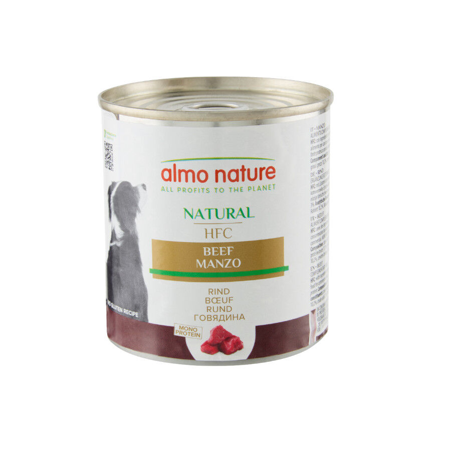 280 g Almo Nature HFC buey lata para perros, , large Imagen numero 1