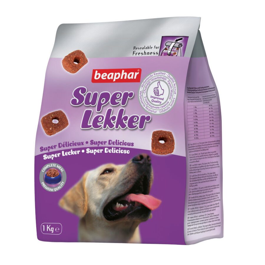 1 kg Beaphar SuperLekker galletas para perros, , large indicador imagen numero 1