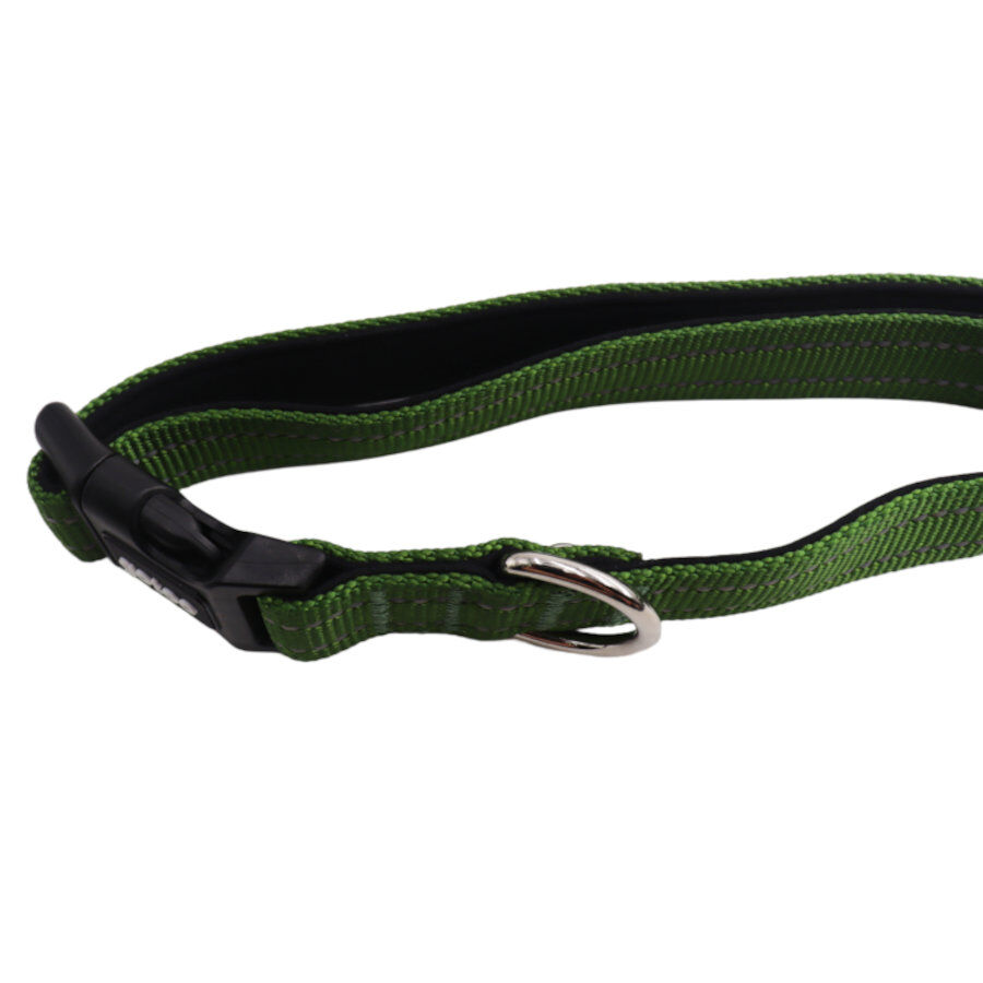 Gotoo Collar de nylon reflectante verde para perros, , large Imagen numero 3