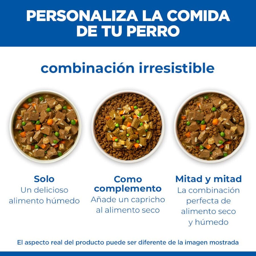 363 g Hill's Science Plan Mature Estofado con pollo y verduras lata para perros, , large indicador imagen numero 9
