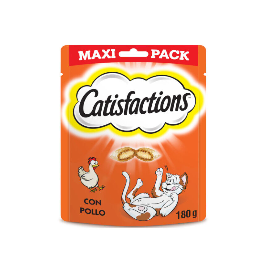 180 g Catisfactions Premios de Pollo para Gatos, , large indicador imagen numero 1