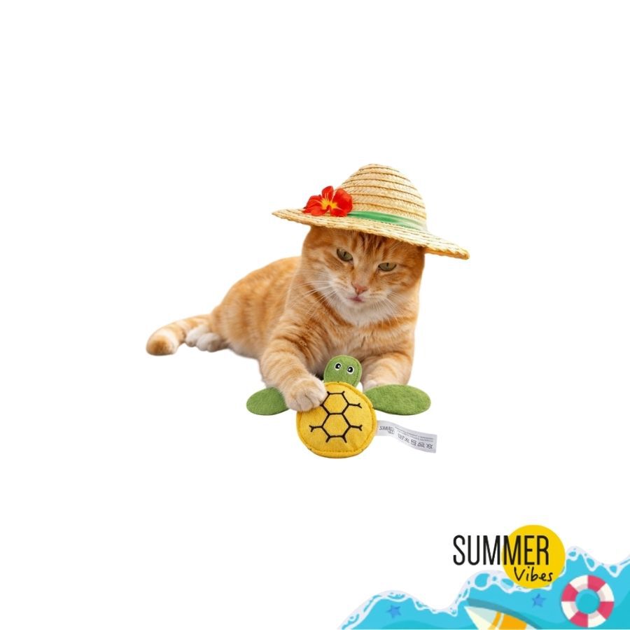 Summer Vibes Tortuga Peluche para gatos, , large indicador imagen numero 6