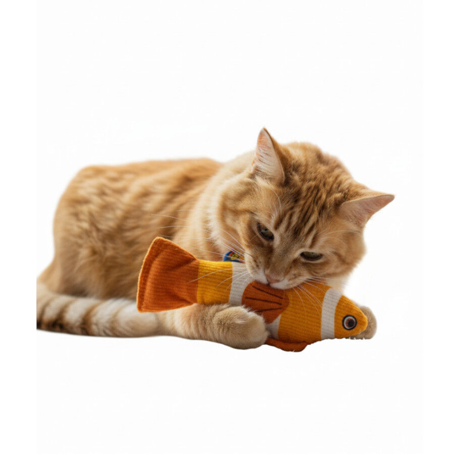 BAM! Peluche Pez Payaso con Catnip para gatos, , large Imagen numero 5