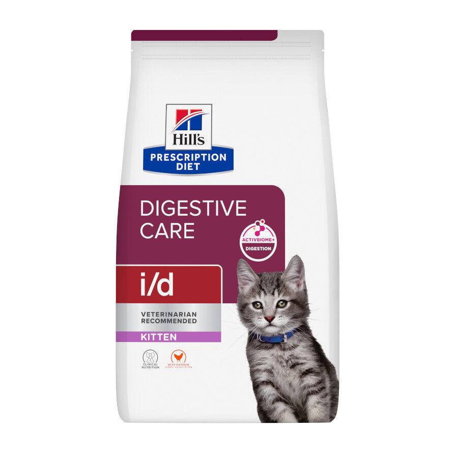 1.5 kg Hill's Prescription Diet i/d Digestive Care Kitten Digestivo Pienso Pollo para gatos, , large Imagen numero 1