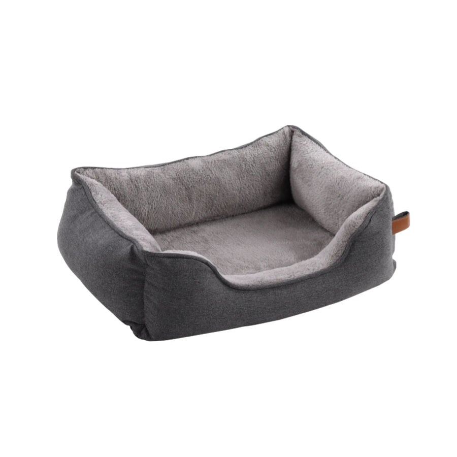 Flamingo Carlota Rect&aacute;ngulo Gris Claro cama cuna para perros, , large indicador imagen numero 1