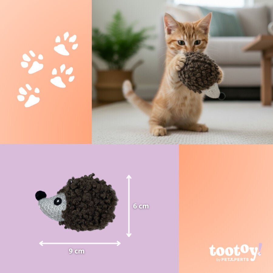 Tootoy! Peluche Suave Herizo para gatos, , large Imagen numero 4