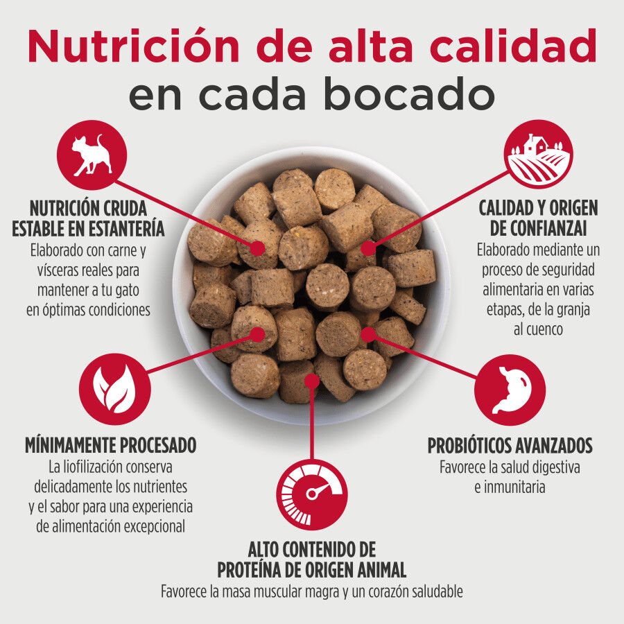 150 g Nulo Freeze Dried Raw Pienso Pollo y Salm&oacute;n para gatos, , large indicador imagen numero 2