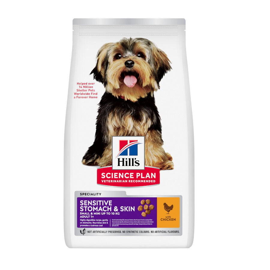 1.5 kg Hill's Science Plan Sensitive Stomach y Skin Small y Mini Pollo pienso para perros, , large Imagen numero 1