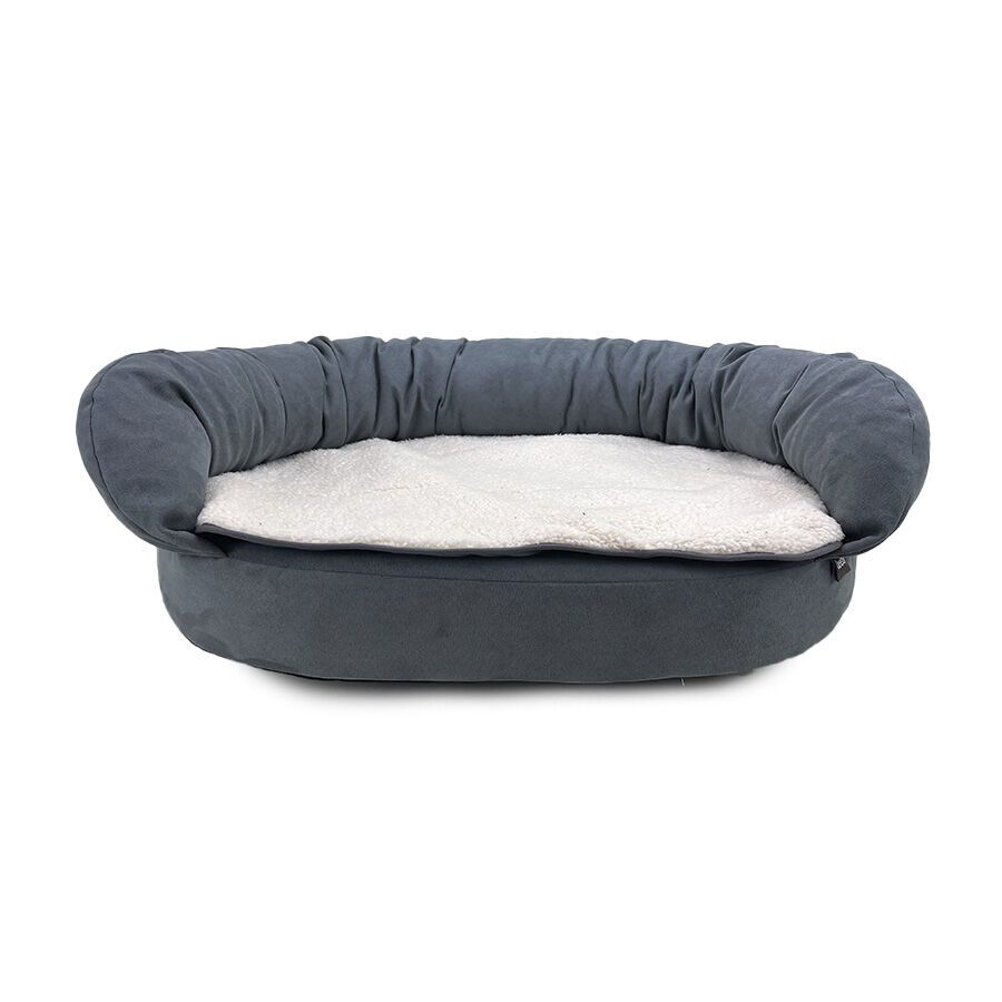 Leeby Sof&aacute; Ortop&eacute;dico Viscoel&aacute;stico Gris para perros, , large Imagen numero 1