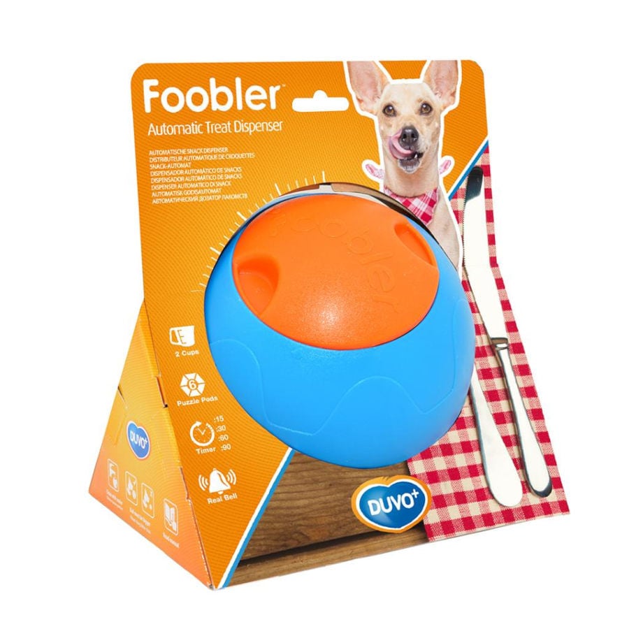 Duvoplus Foobler Azul pelota para perros, , large indicador imagen numero 2
