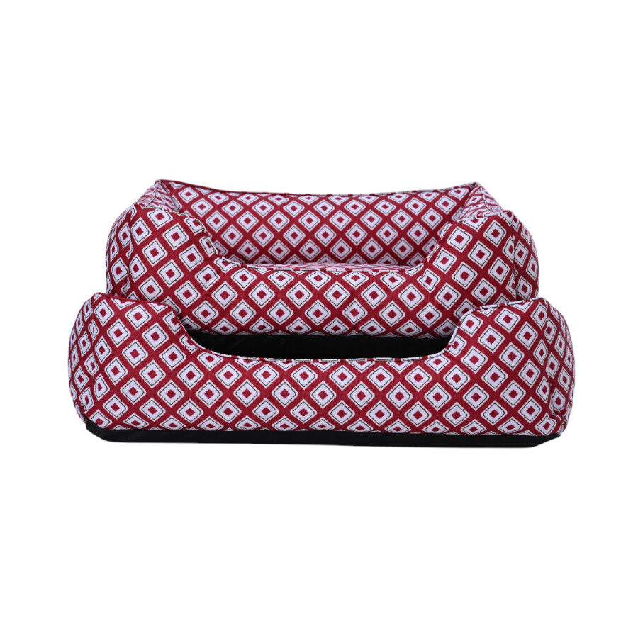 Leeby cama impermeable roja para perros, , large indicador imagen numero 8