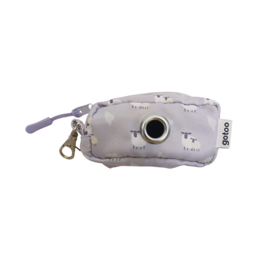 Gotoo Porta bolsas estampado gris para perros, , large indicador imagen numero 1