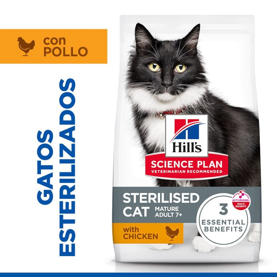 Hill's Science Plan Mature Sterilised Piendo pollo para gatos esterilizados