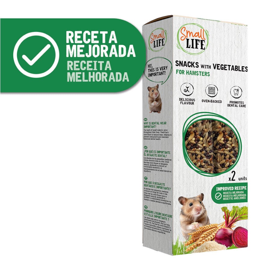 Small Life Barritas Snack con vegetales para h&aacute;msters
