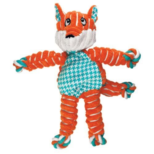 Kong Knots zorro de peluche para perros. Imagen numero 1