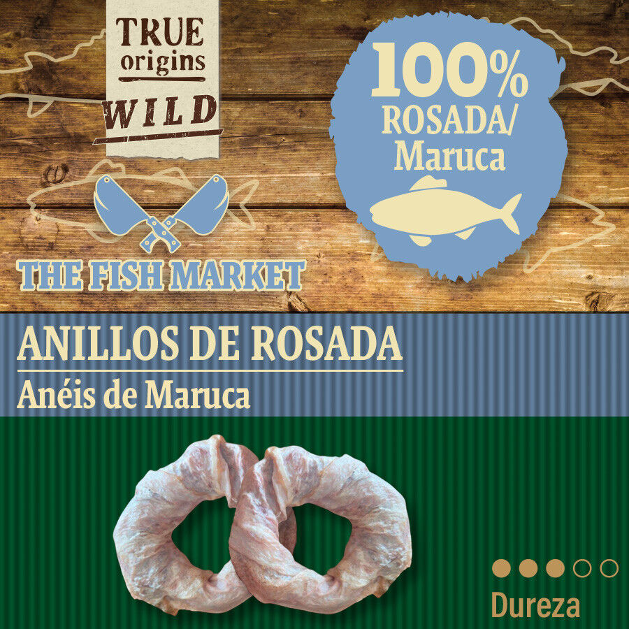 2 uds. True Origins Anillos Piel Rosada Snack para perros, , large Imagen numero 4