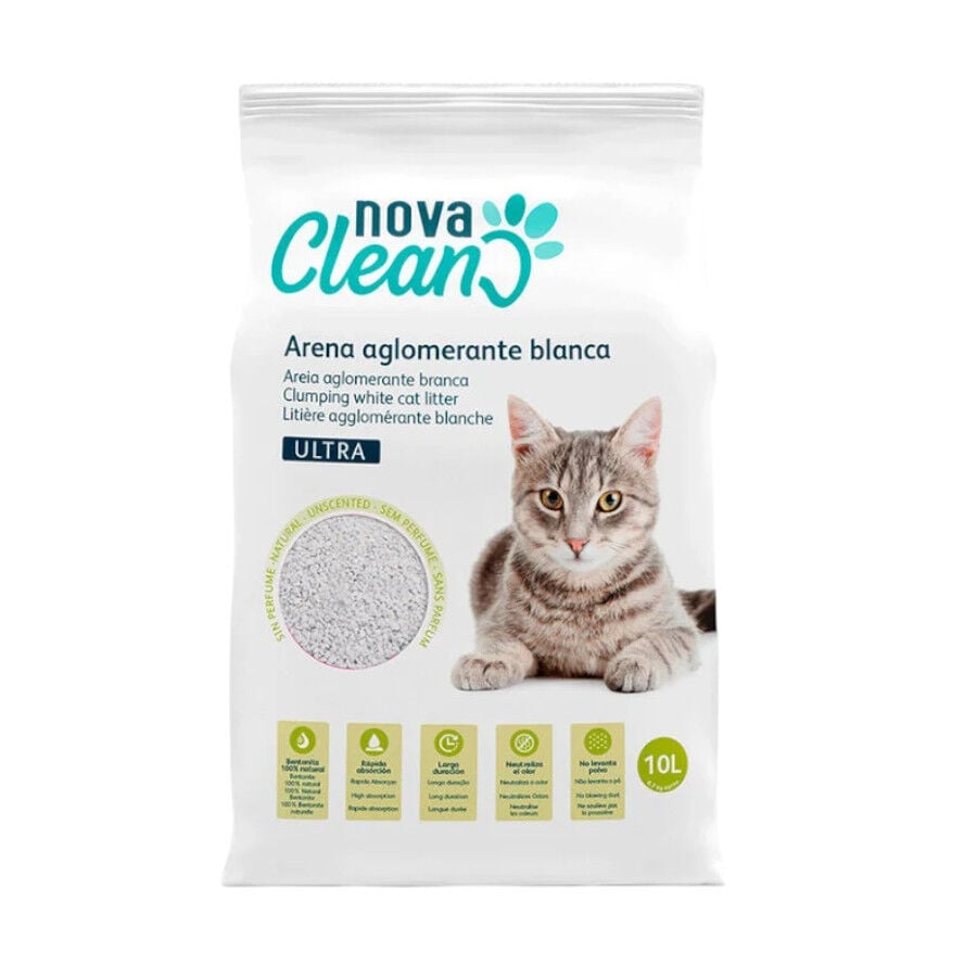 Nova Clean Ultra Natural Arena Aglomerante para gatos, , large indicador imagen numero 1