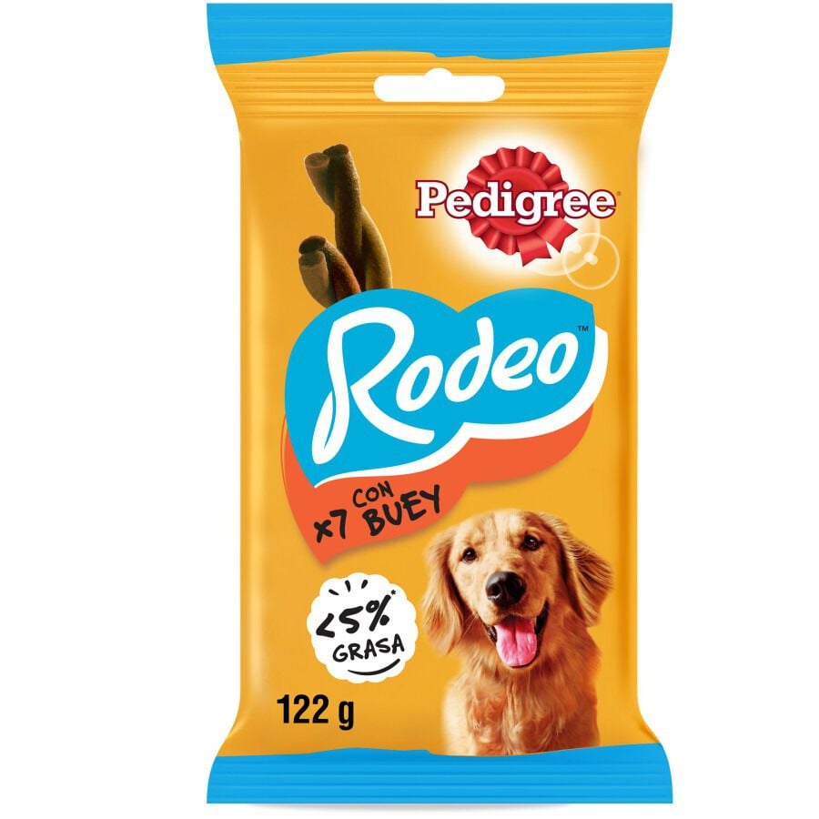 7 barritas Pedigree Rodeo Snack Buey para Perros, , large indicador imagen numero 1