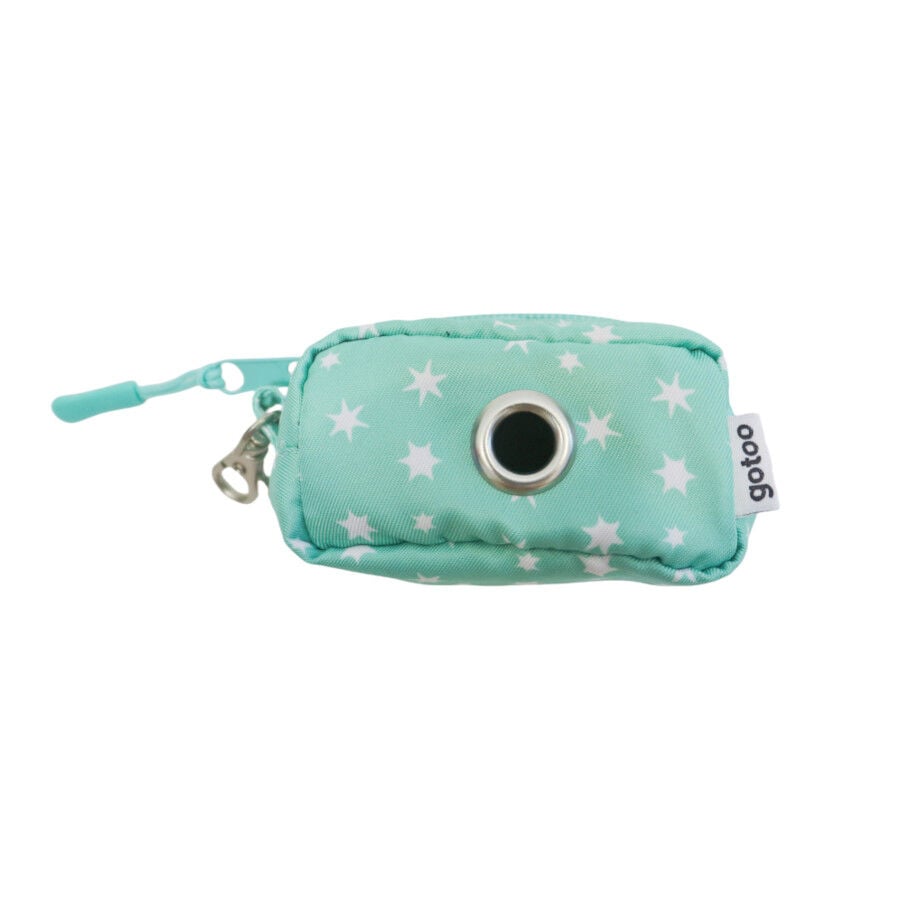 Gotoo Porta bolsas estampado verde para perros, , large Imagen numero 1