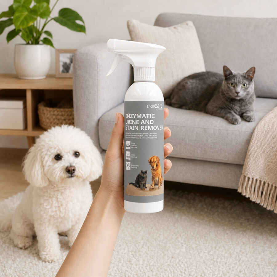 Nice Care Detergente Eliminador Orines y Manchas para perros y gatos, , large indicador imagen numero 1