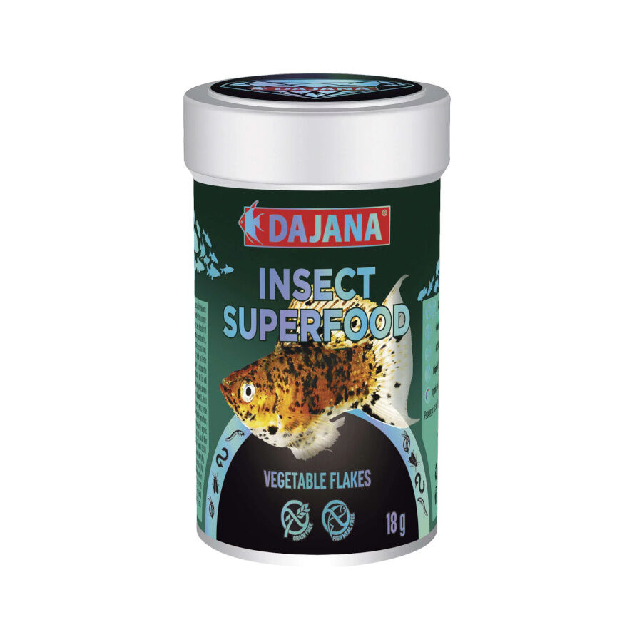 Dajana Insect Superfood Escamas Vegetales alimento para peces herb&iacute;voros