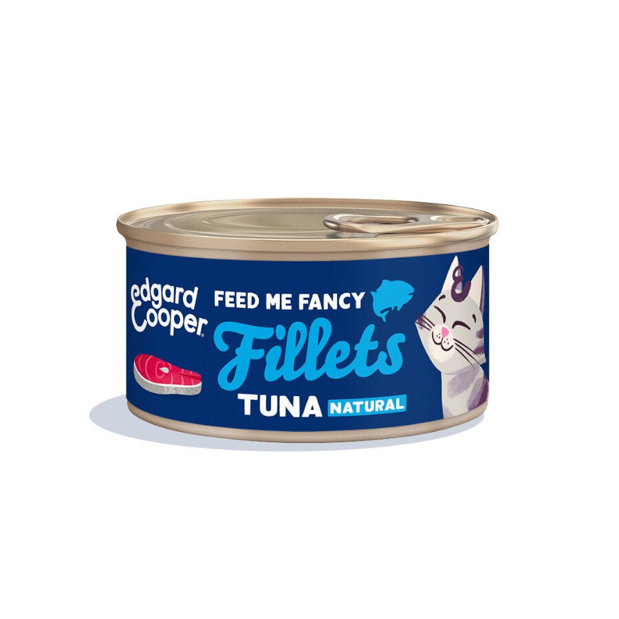 70 g Edgard & Cooper Filetes de At&uacute;n lata para gatos, , large indicador imagen numero 1